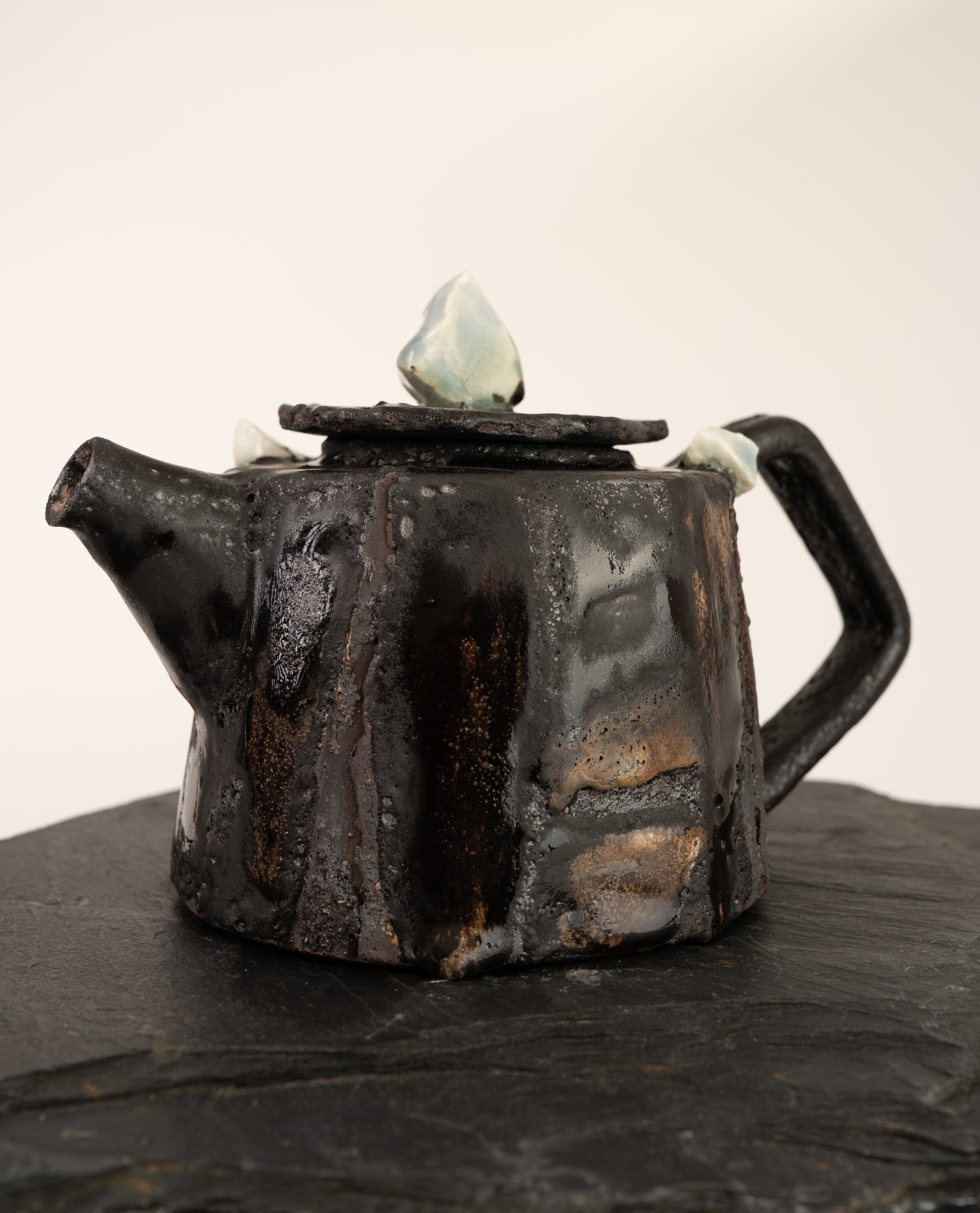 Ice peak tea pot black
